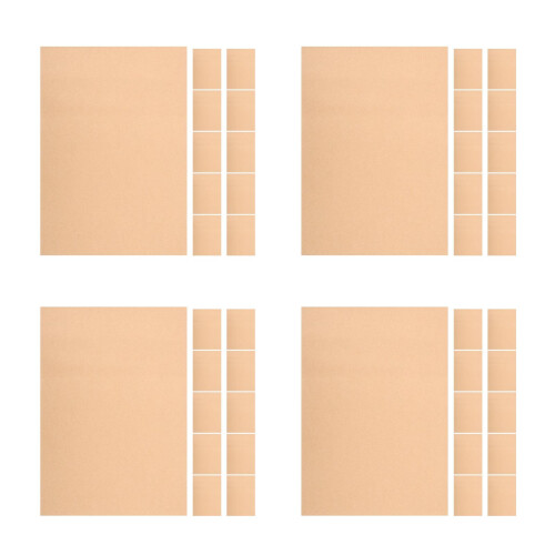 120Pièces Braille Clair Adaptées Supports 4 9 Lignes 2