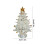 Resin Crystal Tabletop Christmas Tree Ornament 1pc 3