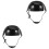 2Stk Helm Innenfutter Ersatz Schwarz Langlebig Komfortabel 4
