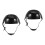 2Stk Helm Innenfutter Ersatz Schwarz Langlebig Komfortabel 5