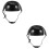 2Stk Helm Innenfutter Ersatz Schwarz Langlebig Komfortabel 7