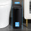 5G motion sensor trash can slim plastic 13L 3