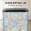 5G motion sensor trash can slim plastic 13L 7