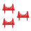3Pcs Wooden Train Bridge Accessories for Kids 7