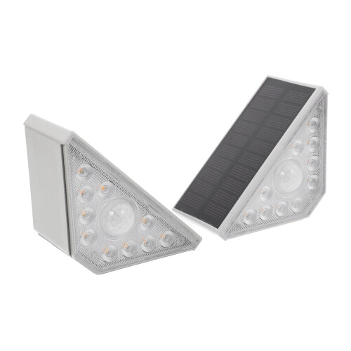 OUNONA Solar Triangle Step Lights 2 Pack