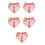 5Pièces Voiles Demi- Polyester Pour Danse Et Cosplay 7
