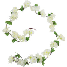 Artificial Cherry Blossom Vine Garland 91 in
