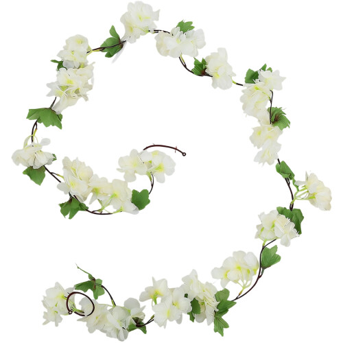 Artificial Cherry Blossom Vine Garland 91 in