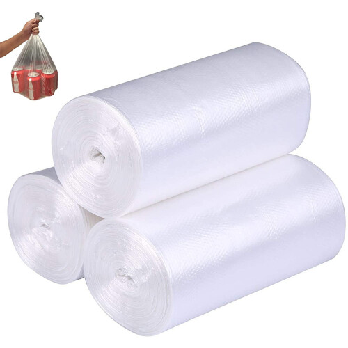 4-Gallon Clear Trash Bags 15L 150-Pack