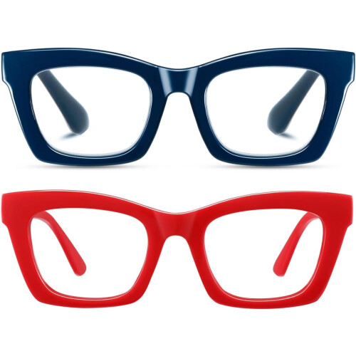 Oprah-ähnliche Lesebrille für Damen mit Blaulichtfilter