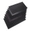 Folhas de Couro PU Preto para Brincos e Acessórios de Cabelo 1