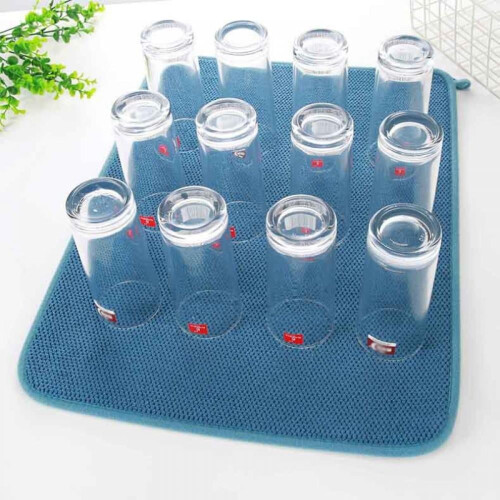 Super Absorbent Dish Drying Mat 11.8 x 15.7 in