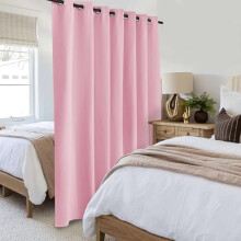 Blackout Curtains 100x96 in Pink Grommet Thermal