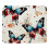Mouse pad em formato de borboleta com base de borracha, 25x20cm 1
