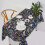 Retro Bird Floral Tablecloth Polyester 60x84 in 1