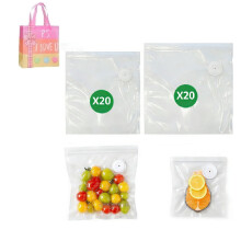 Chef Preserve 40-Pack Reusable Vacuum Seal Bags