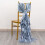 Dusty Blue Chiffon Satin Chair Sashes (5 pcs) 1