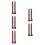 5Pcs Wooden Handle Cleaning Brushes for String Instruments Home Use 7