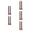5Pcs Wooden Handle Cleaning Brushes for String Instruments Home Use 8