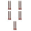 5Pcs Wooden Handle Cleaning Brushes for String Instruments Home Use 10
