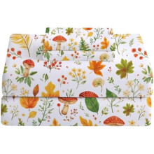 Yellow Floral King Sheet Set, Deep Pocket & Non-Slip Straps