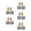 20Pcs Universal Foam Lance Nozzle and Stainless Steel Mesh Filter Set 6