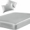 3-Piece Satin Bed Sheet Set 60x80in + 2 Pillowcases 1