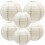 Round Paper Lanterns 8 10 12 in Grey 6 pcs 1