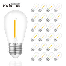 S14Edison LED izzók E26 foglalatban, 2700K meleg fehér, 24 darabos kiszerelésben