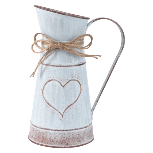 Rustic Iron Vase for Flowers – Farmhouse Style