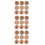 36Pcs Heat-Resistant Thick Corkboard Placemat Round Table Coasters 9