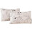 2 Pack King Size Pillow Cases, 100% Washed Cotton with 1