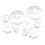 White Foam Mini Pumpkins for Fall Decor – 20 pcs, 65mm 1
