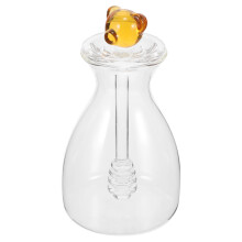 Glass Honey Jar with Lid – 6.7 x 3.5 x 3.5 in