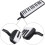 Μουσικό όργανο πιάνου Melodica 32Keys για αρχάριους, δώρο με τσάντα μεταφοράς (ροζ) 2