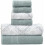 Capri 6-teiliges Jacquard-Baumwollhandtuchset 1