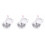 3Pcs White Chicken Shape Egg Boiler Cooker Microwave Kitchen Utensil 4