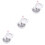 3Pcs White Chicken Shape Egg Boiler Cooker Microwave Kitchen Utensil 5