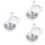 3Pcs White Chicken Shape Egg Boiler Cooker Microwave Kitchen Utensil 6