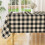 Rectangle Vinyl Tablecloth with Flannel Back, 52x70 in 1