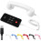 Auricular telefónico retro con cable tipo C para teléfono y PC 1