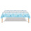Farmhouse Christmas Tablecloth Blue Snowflake 1pc 1