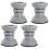 Adjustable Washing Machine Foot Pads 4 Pack Light Grey 1