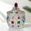 Glass Candy Jar with Lid – Round, Vibrant Coloured, Hand 1