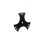 3-Side Star Edger Blade 9" 5/8" Hub 1