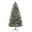 6ft Snow Flocked Artificial Christmas Tree with Red Berries 1
