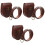 3Sets Viking Gürtel Set PU Leder Mittelalterlich Cosplay Gothic 10