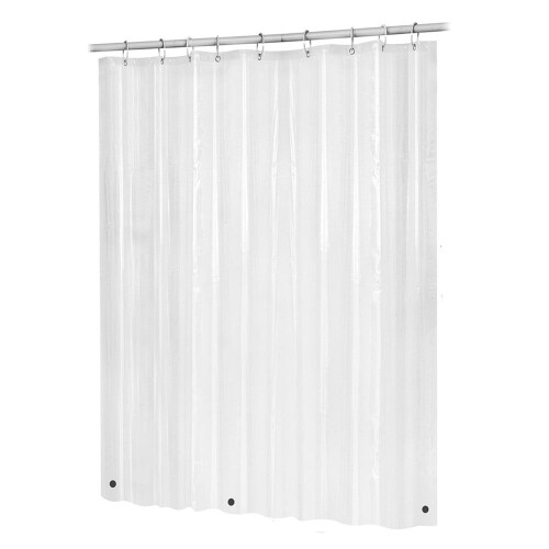PEVA Shower Curtain Liner 70x70 in White
