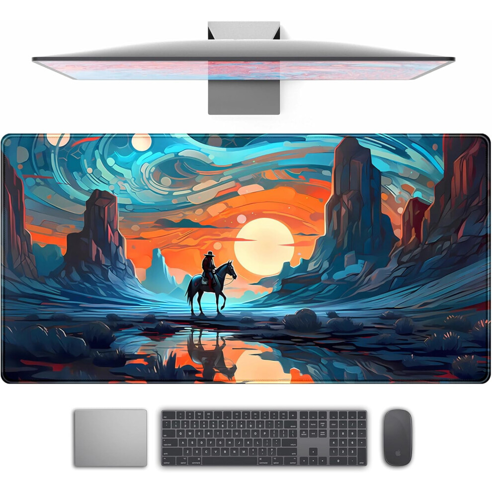 Cowboy Dreams Desk Mat Xxl 31.5X15.7 Inch 922042398788