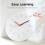 12 Inch Slim Silent Wall Clock Ivory Finish 1